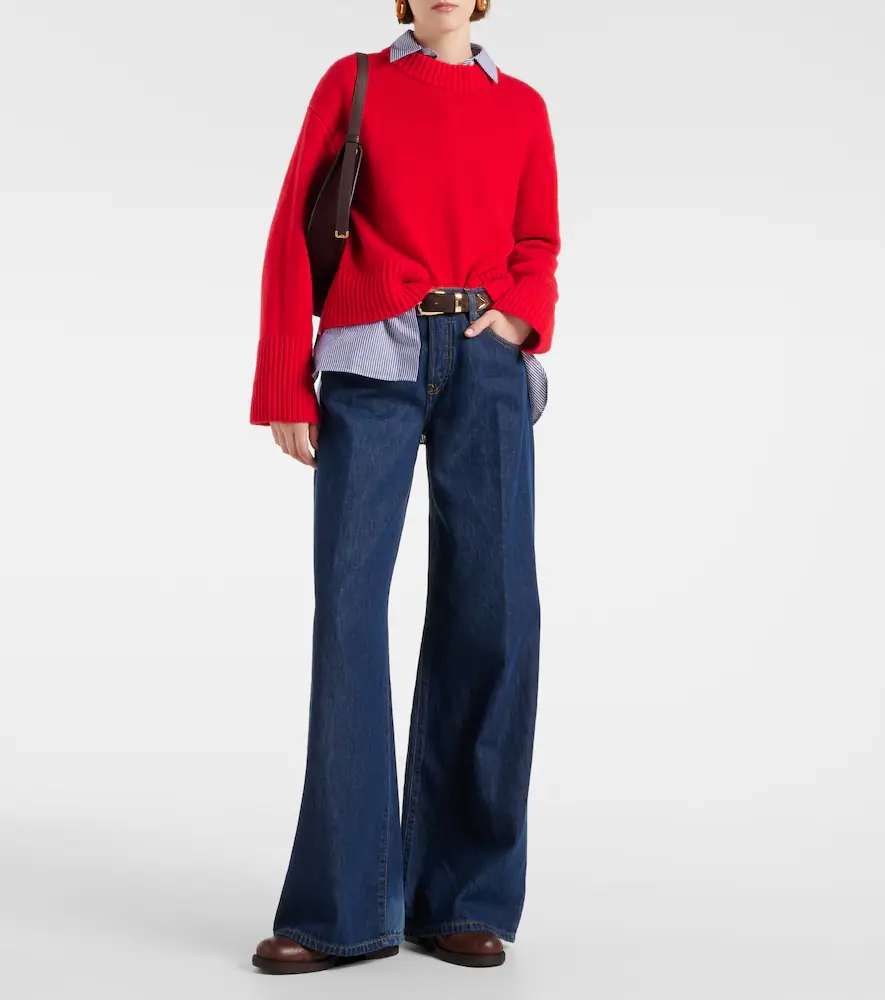 RE/DONE Palazzo mid-rise wide-leg jeans | Thumbnail 4
