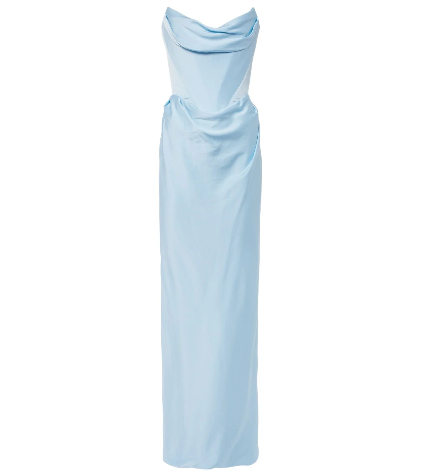 Galaxy strapless satin gown Galaxy strapless satin gown