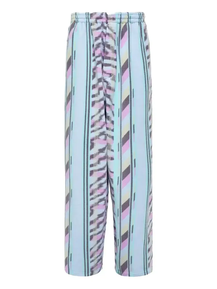 Printed fleece sweatpants