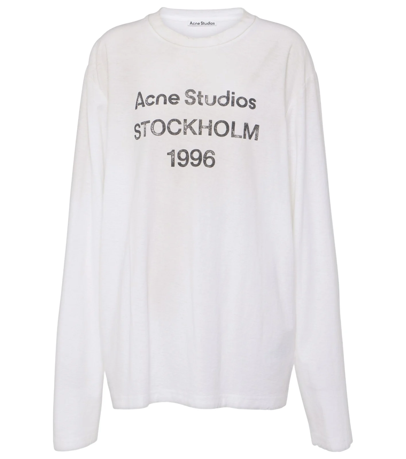Logo oversized cotton-blend T-shirt Logo oversized cotton-blend T-shirt