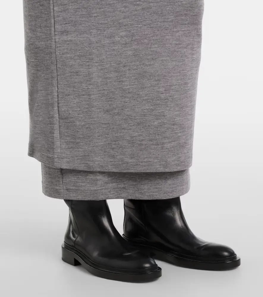 Jil Sander Virgin wool midi dress | Thumbnail 6