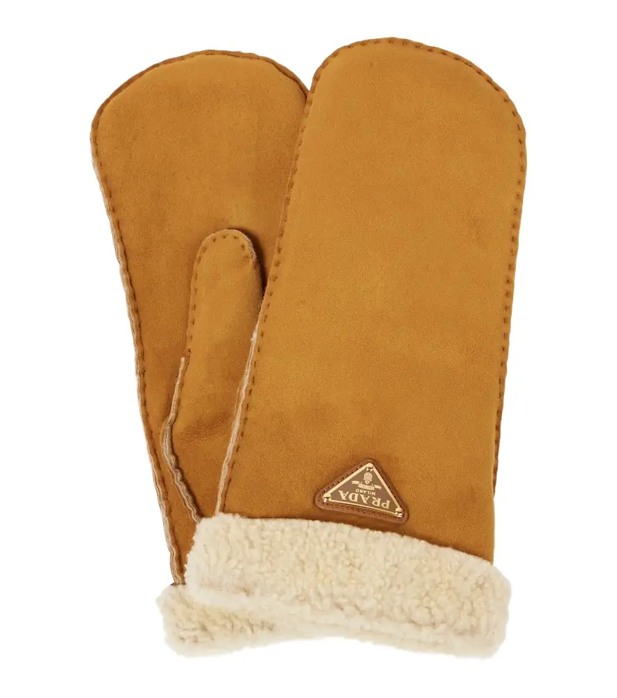 Prada Shearling mittens | Image 1 Prada Shearling mittens | Image 1