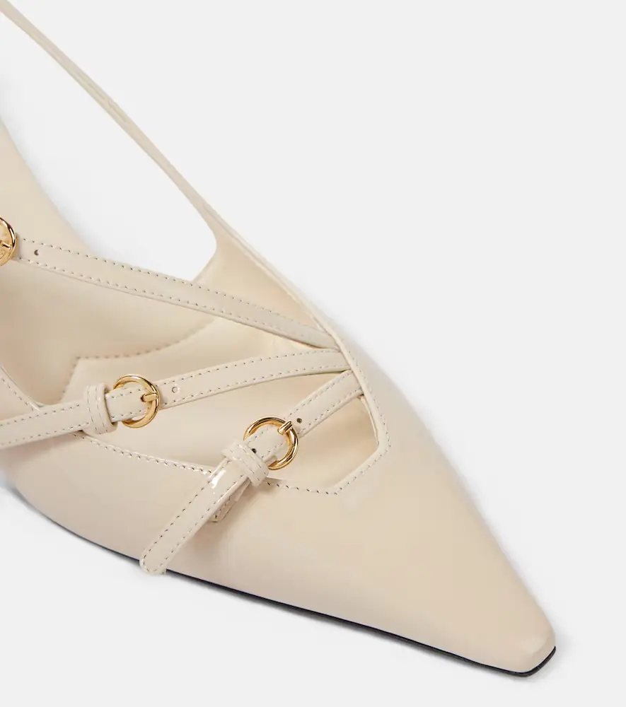 Miu Miu Patent leather slingback pumps | Thumbnail 4