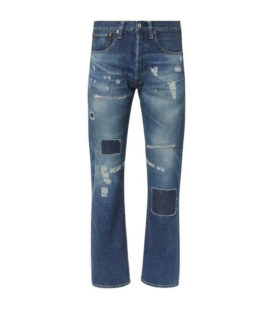Junya Watanabe Distressed straight jeans | Image 1 Junya Watanabe Distressed straight jeans | Image 1