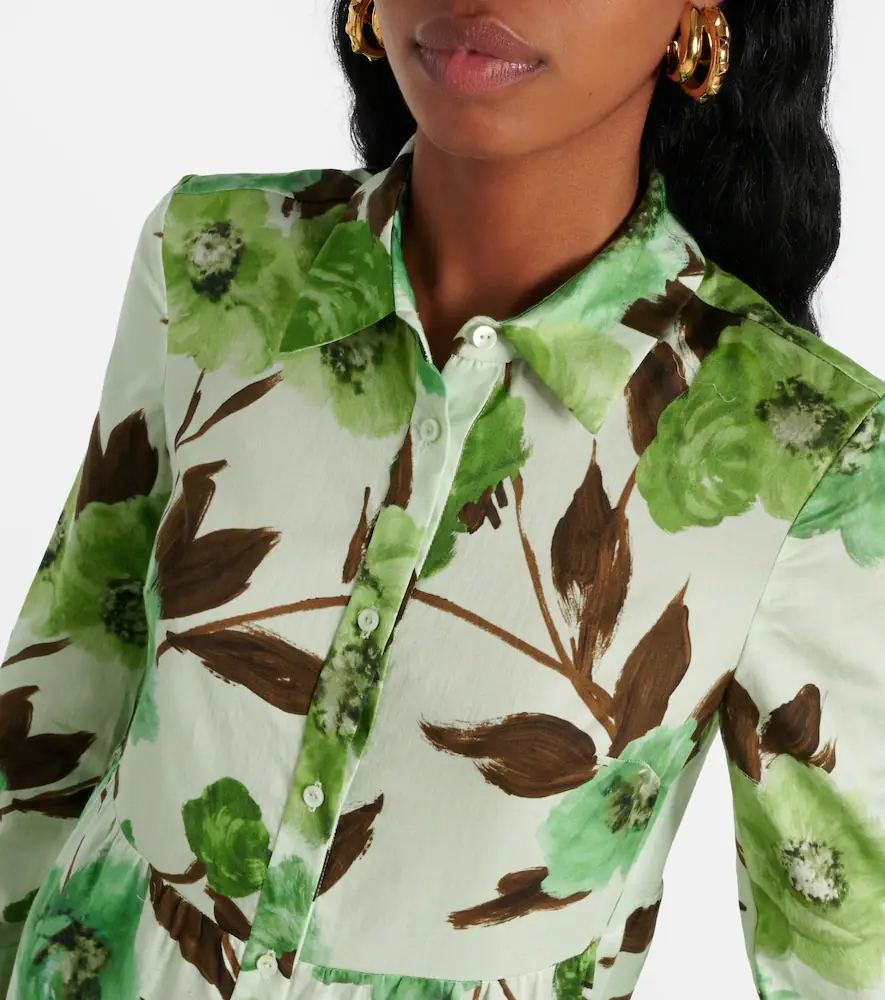 Erdem Floral cotton shirt dress | Thumbnail 2