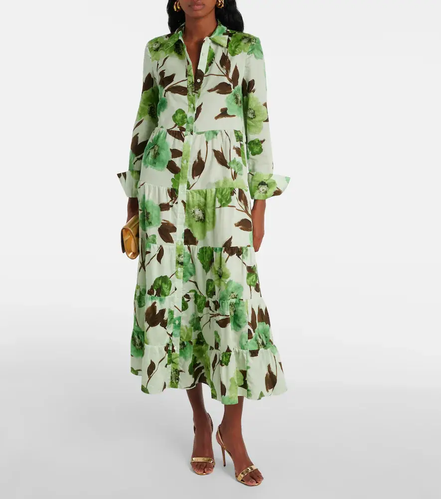 Erdem Floral cotton shirt dress | Thumbnail 6