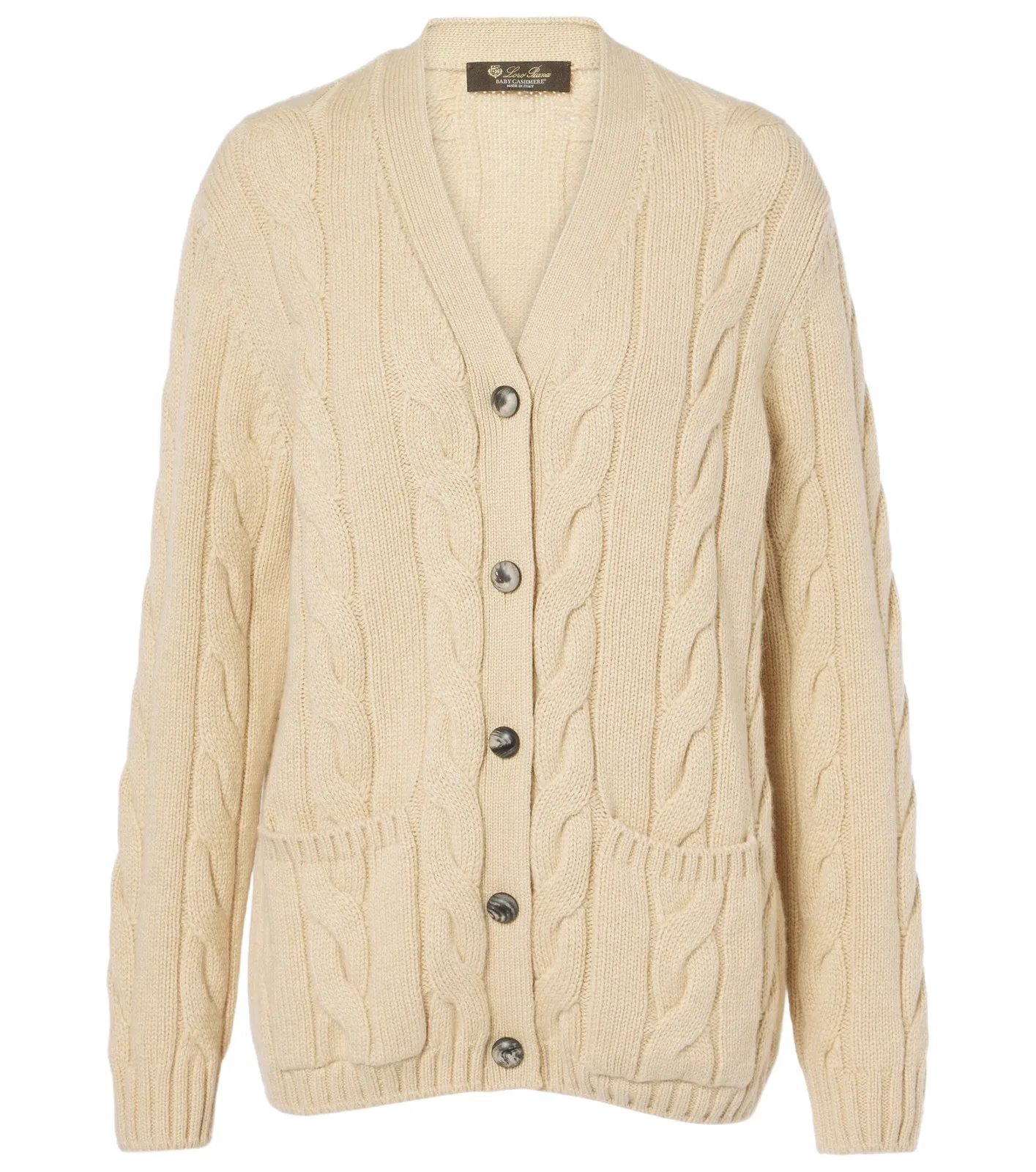 Loro Piana Napier cashmere cardigan