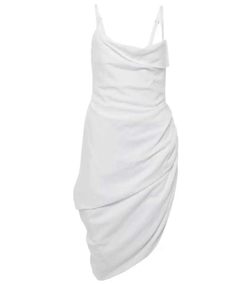 Jacquemus La Robe Saudade draped minidress | Image 1 Jacquemus La Robe Saudade draped minidress | Image 1
