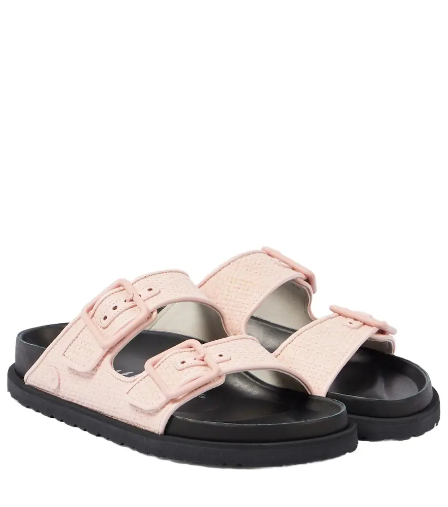 Birkenstock 1774 Arizona Luxe raffia sandals | Image 1 Birkenstock 1774 Arizona Luxe raffia sandals | Image 1