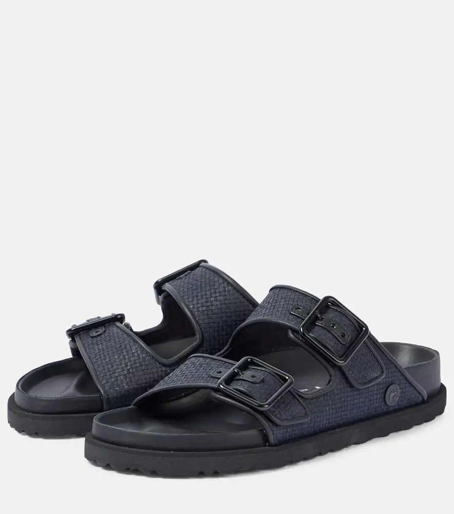 Birkenstock 1774 Arizona Luxe raffia sandals | Thumbnail 2 Birkenstock 1774 Arizona Luxe raffia sandals | Thumbnail 2