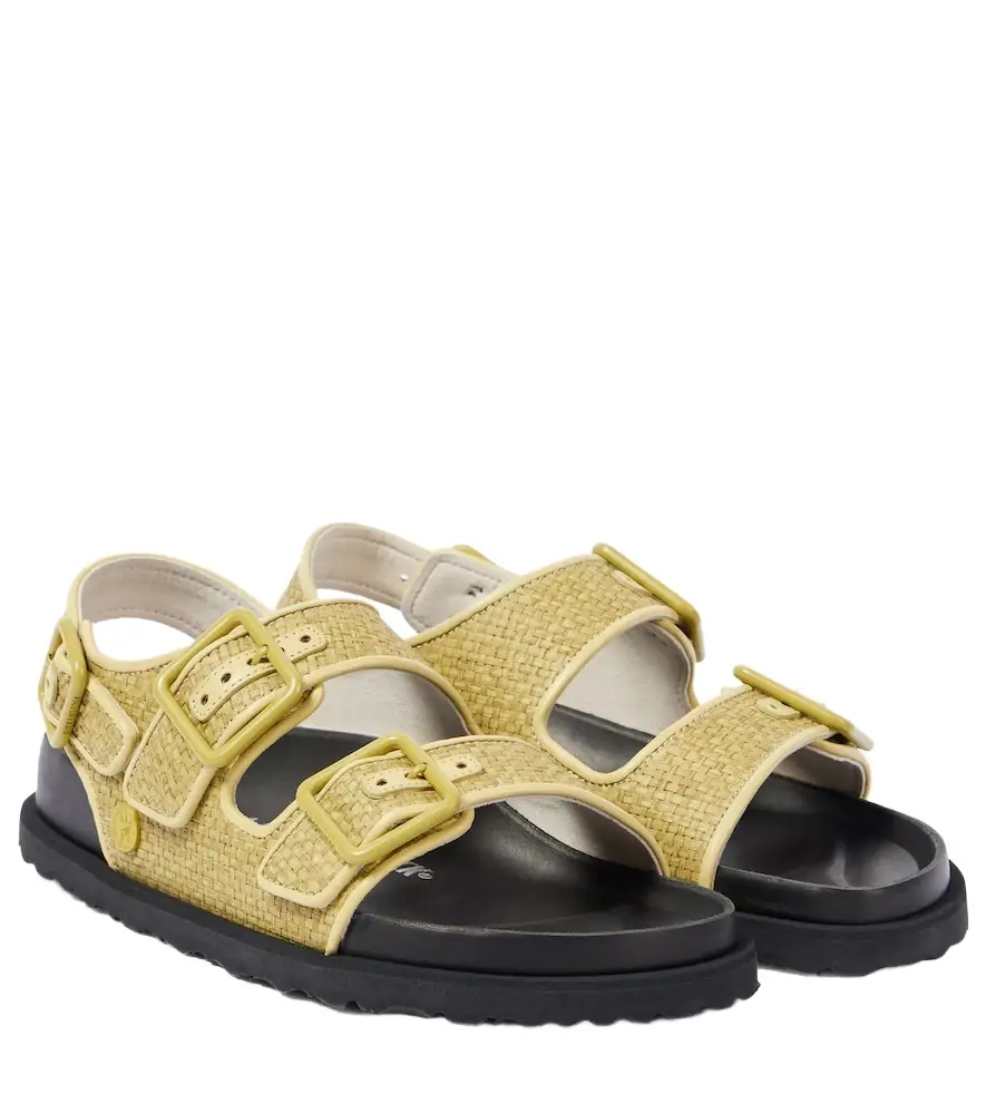 Birkenstock 1774 Milano Luxe raffia sandals | Image 1 Birkenstock 1774 Milano Luxe raffia sandals | Image 1