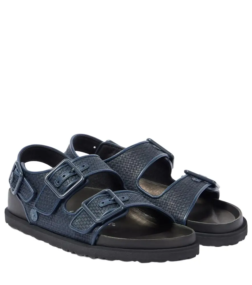 Birkenstock 1774 Milano Luxe raffia sandals | Image 1 Birkenstock 1774 Milano Luxe raffia sandals | Image 1