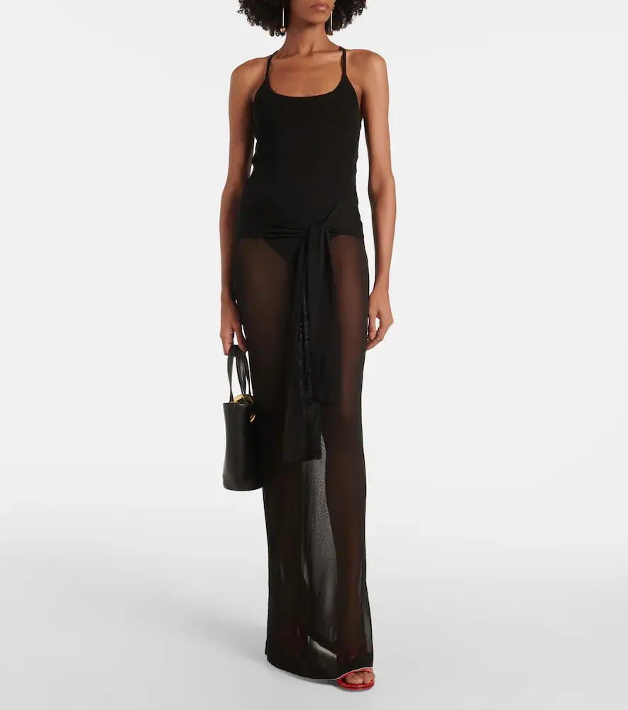 Jacquemus La Robe Maille Nodo embellished gown | Thumbnail 6