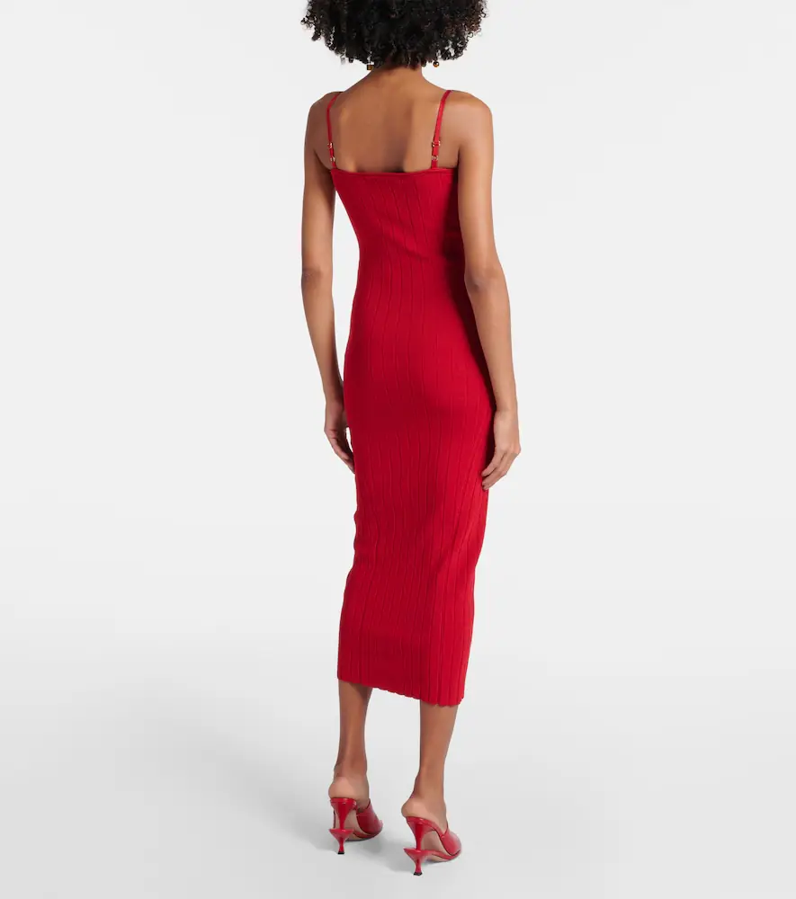 Jacquemus La Robe Sierra Bretelles midi dress | Thumbnail 2 Jacquemus La Robe Sierra Bretelles midi dress | Thumbnail 2