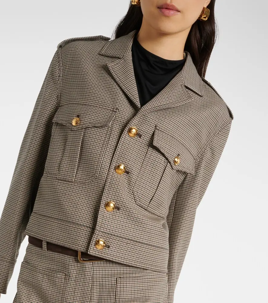 Nili Lotan Lise cropped virgin wool jacket | Thumbnail 3 Nili Lotan Lise cropped virgin wool jacket | Thumbnail 3