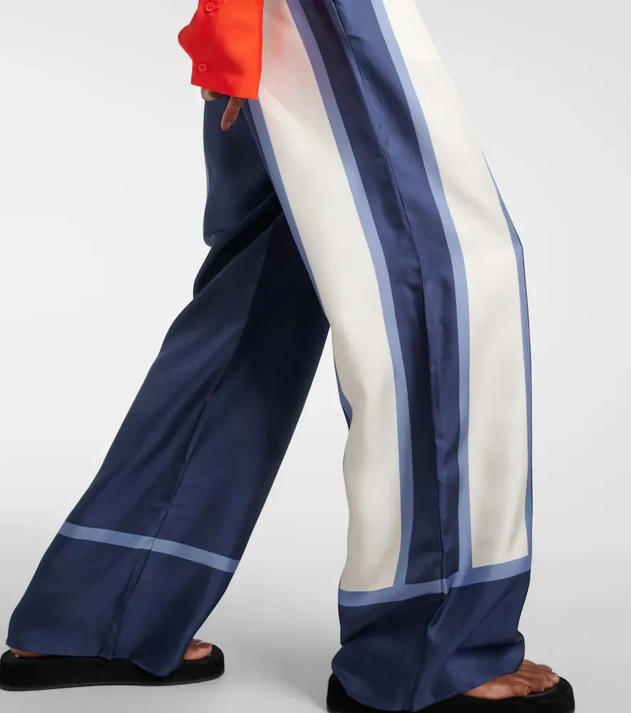 SIR. Dazed printed silk palazzo pants | Thumbnail 5