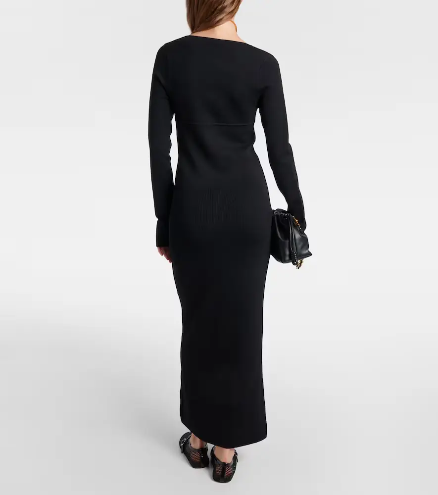 SIR. Helena ribbed-knit maxi dress | Thumbnail 5