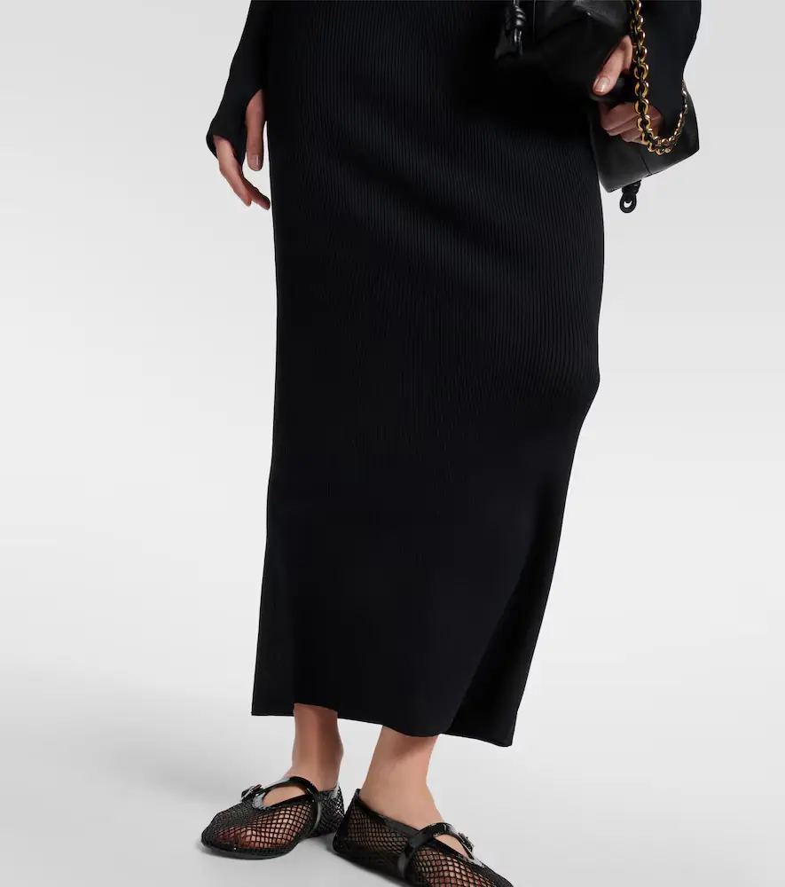 SIR. Helena ribbed-knit maxi dress | Thumbnail 6