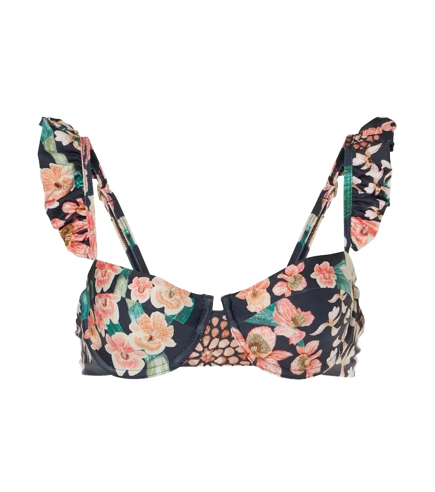 Agua by Agua Bendita Kiwi Danza floral bikini top | Image 1 Agua by Agua Bendita Kiwi Danza floral bikini top | Image 1