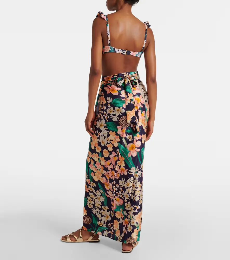 Agua by Agua Bendita Printed beach cover-up | Thumbnail 5