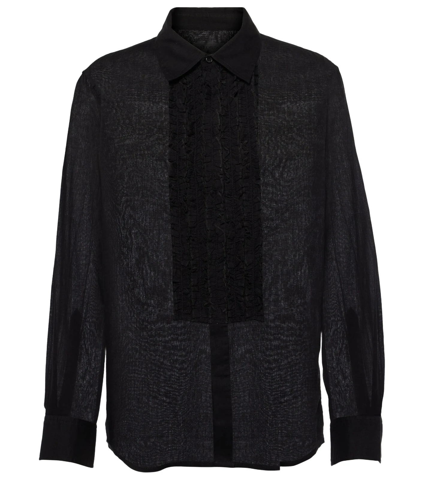 Nathael ruffled cotton shirt Nathael ruffled cotton shirt
