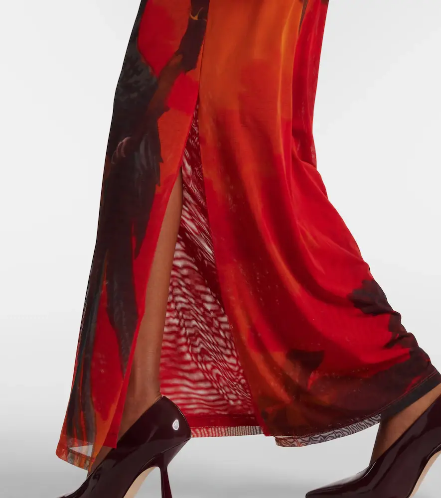 SIR. Libertine printed cutout maxi dress | Thumbnail 3