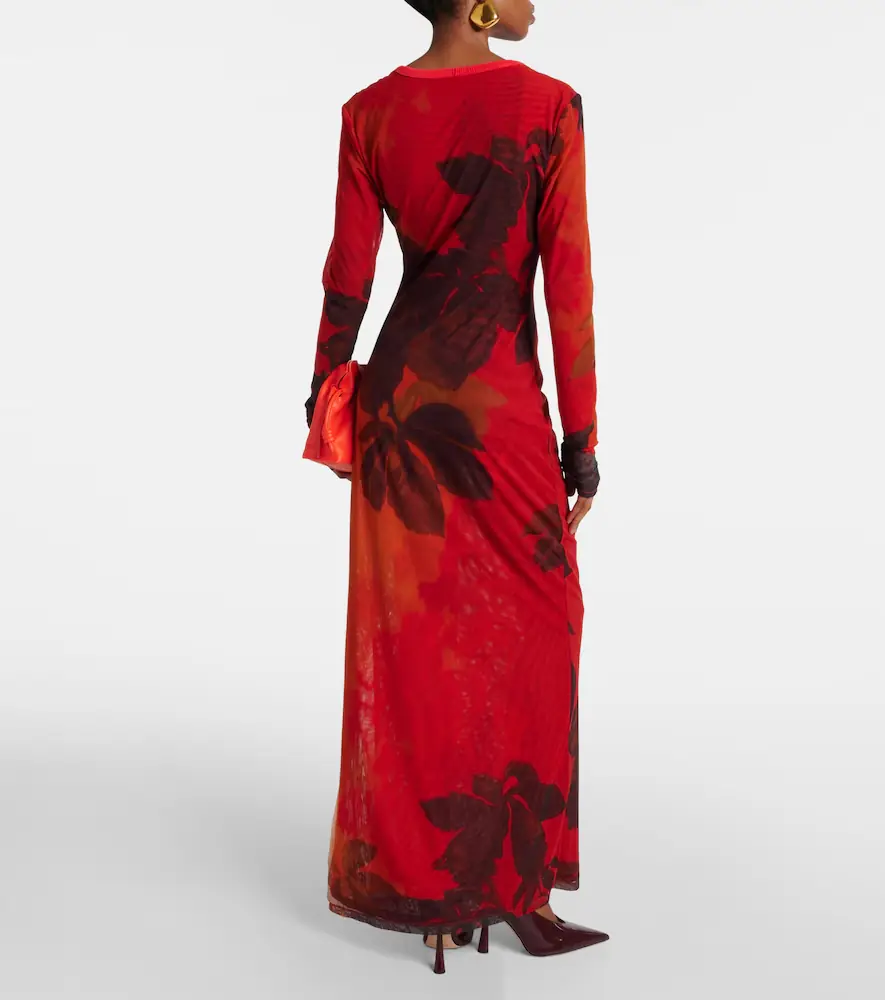 SIR. Libertine printed cutout maxi dress | Thumbnail 5