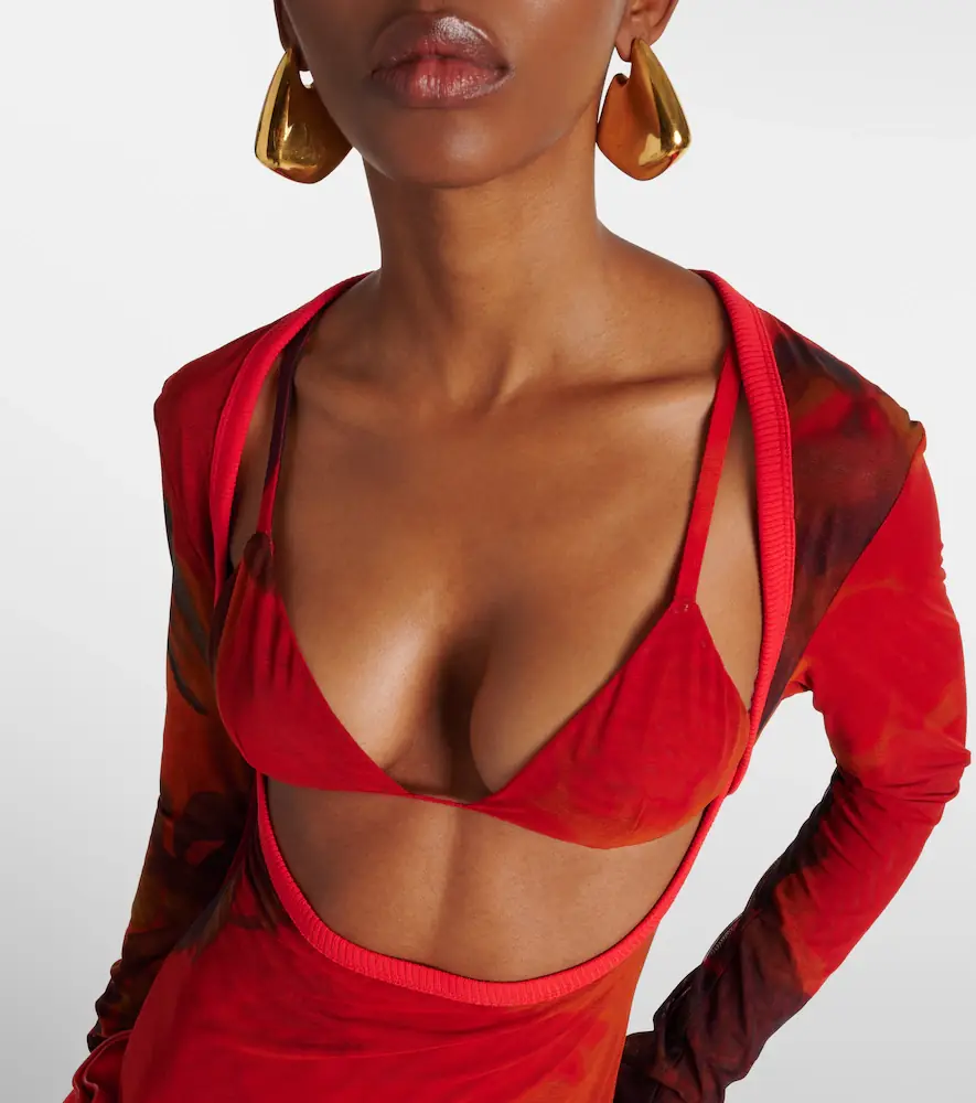 SIR. Libertine printed cutout maxi dress | Thumbnail 6