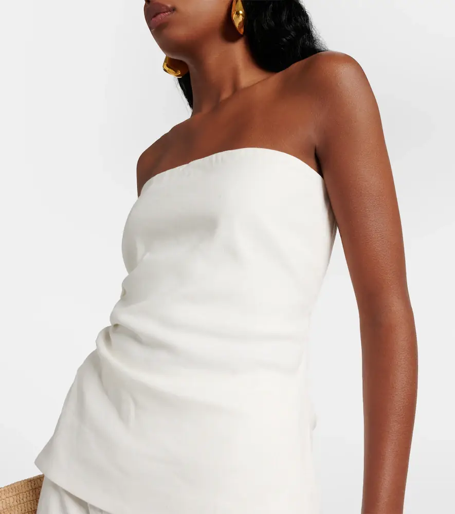 SIR. Dorian linen-blend tube top | Thumbnail 2 SIR. Dorian linen-blend tube top | Thumbnail 2
