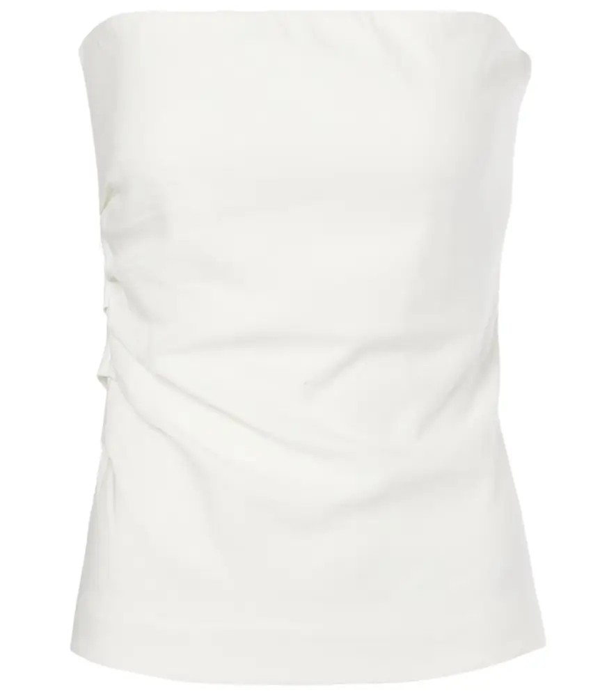 SIR. Dorian linen-blend tube top