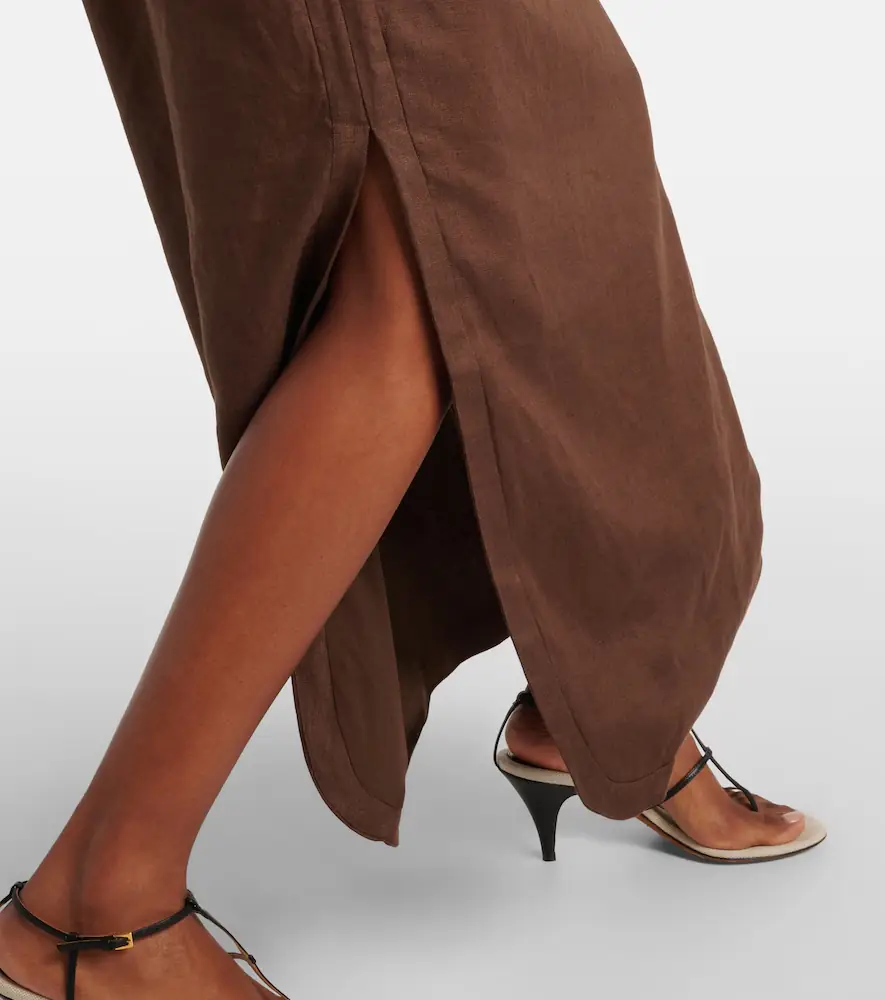 SIR. Jerry linen midi skirt | Thumbnail 3 SIR. Jerry linen midi skirt | Thumbnail 3