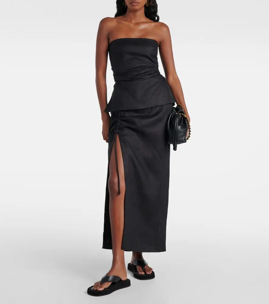 SIR. Josefina linen maxi skirt | Thumbnail 5 SIR. Josefina linen maxi skirt | Thumbnail 5