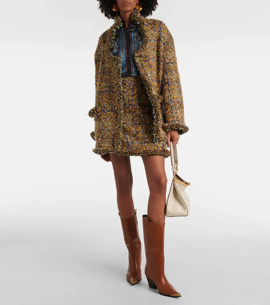 Etro Tweed miniskirt | Thumbnail 3 Etro Tweed miniskirt | Thumbnail 3