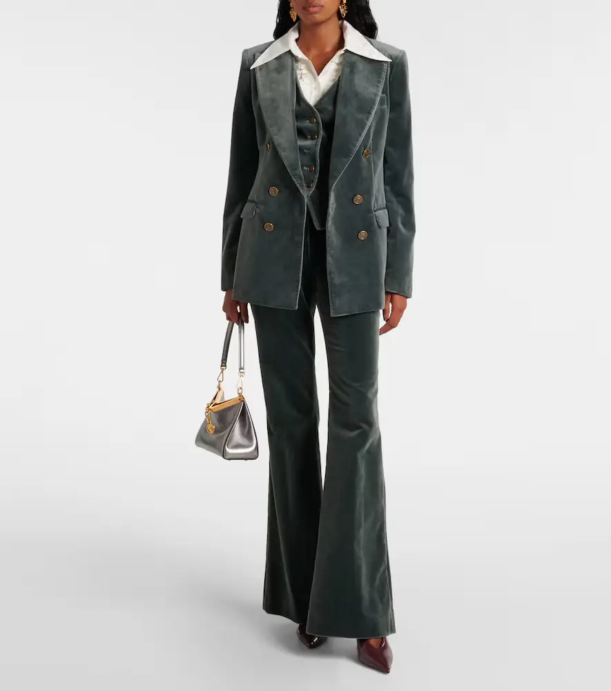 Etro Cotton flared pants | Thumbnail 2 Etro Cotton flared pants | Thumbnail 2