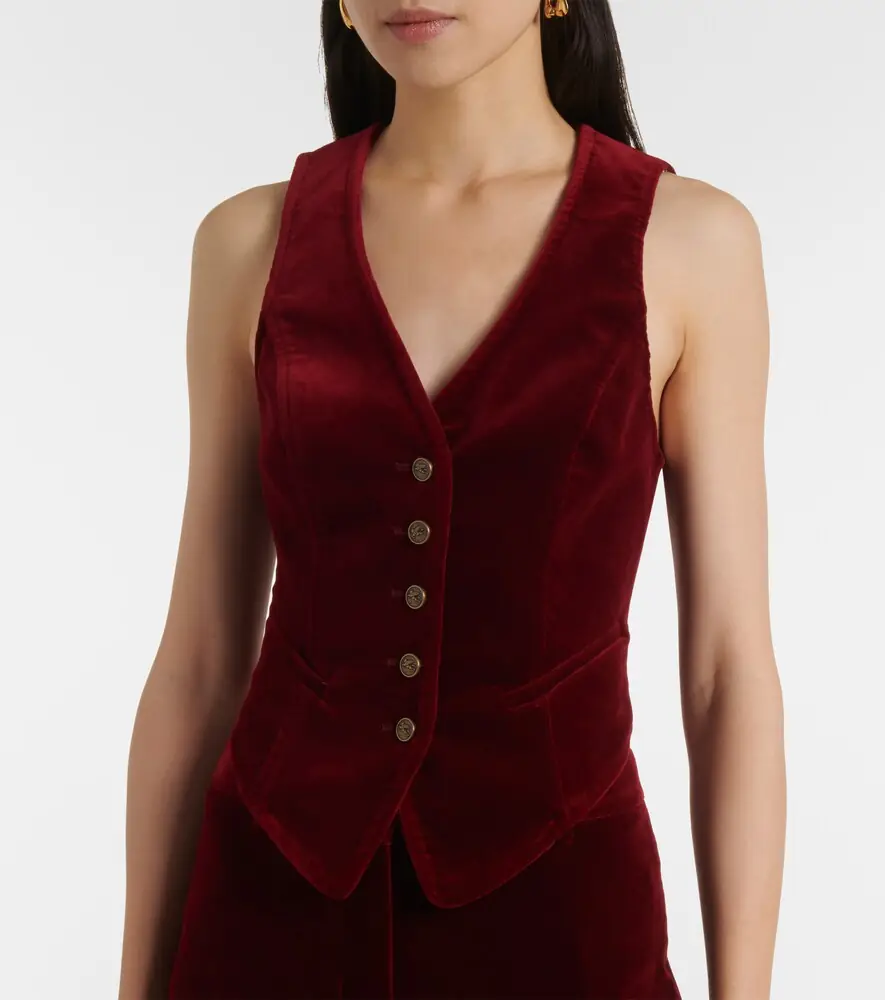 Etro Cotton velvet vest | Thumbnail 4