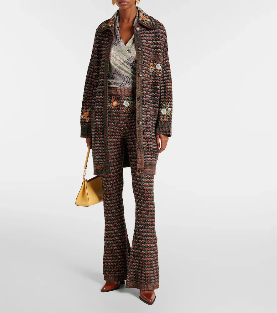 Etro Embroidered high-rise flared pants | Thumbnail 3 Etro Embroidered high-rise flared pants | Thumbnail 3
