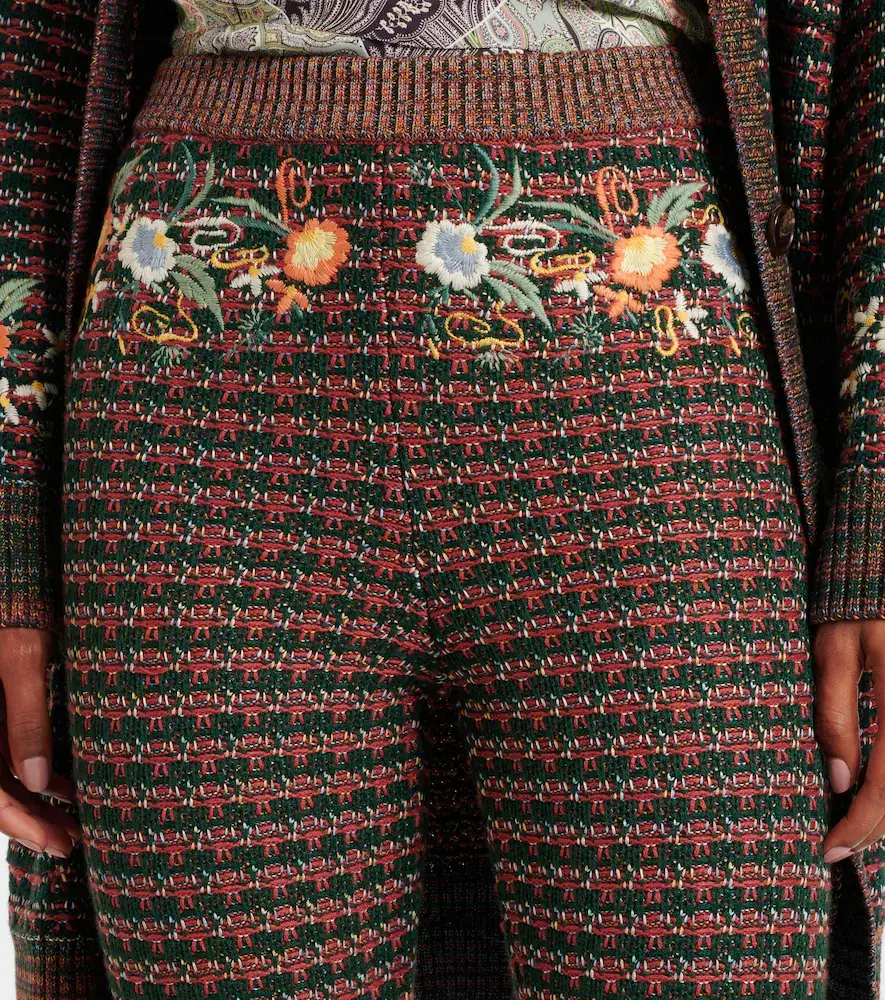 Etro Embroidered high-rise flared pants | Thumbnail 4 Etro Embroidered high-rise flared pants | Thumbnail 4