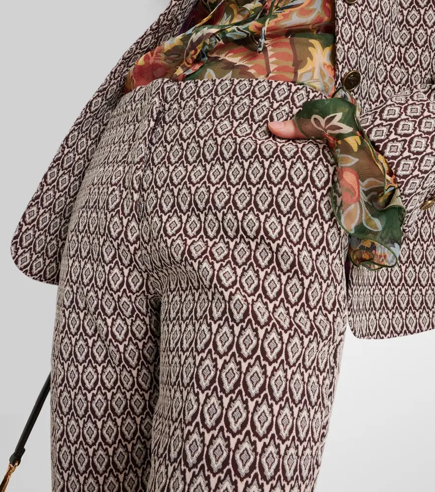 Etro Printed cotton-blend cropped pants | Thumbnail 5 Etro Printed cotton-blend cropped pants | Thumbnail 5