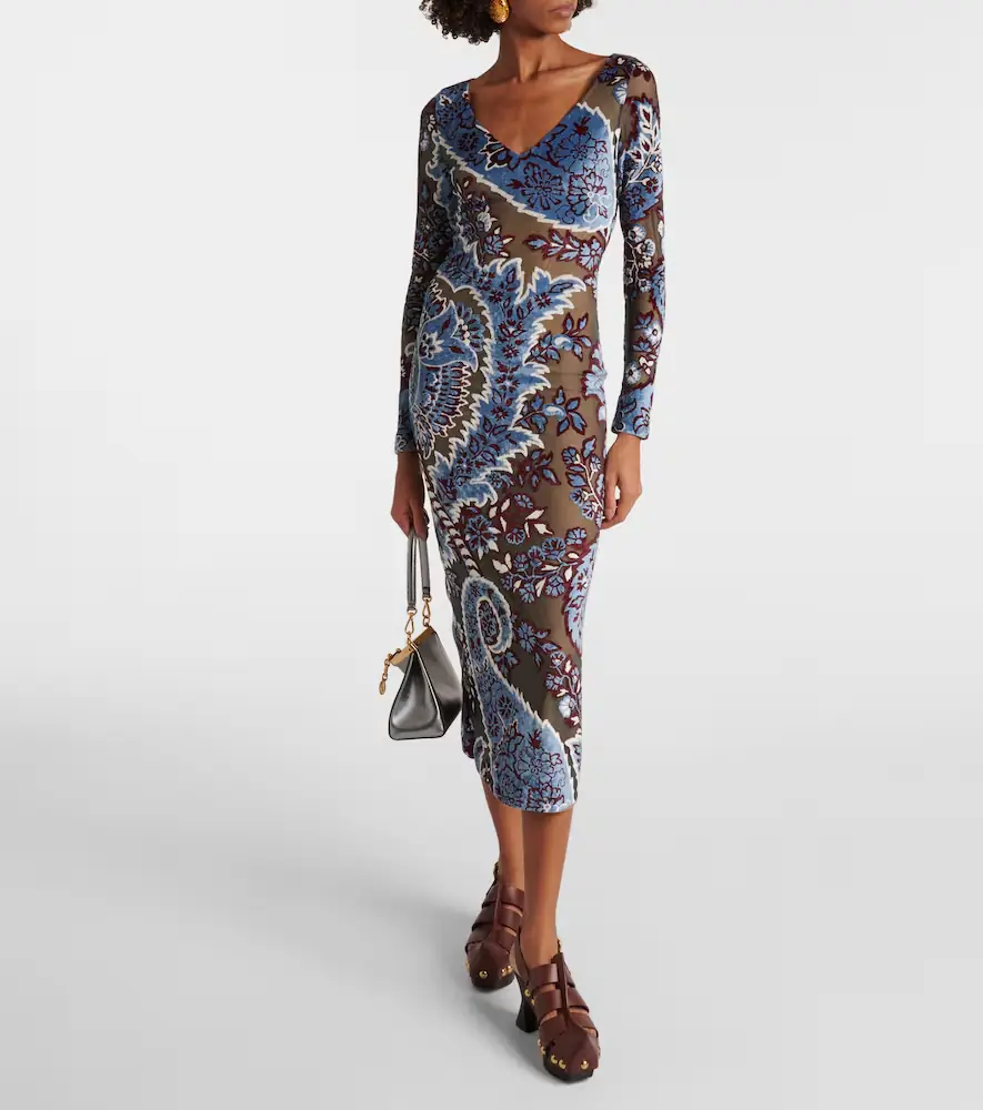 Etro Printed midi dress | Thumbnail 2 Etro Printed midi dress | Thumbnail 2