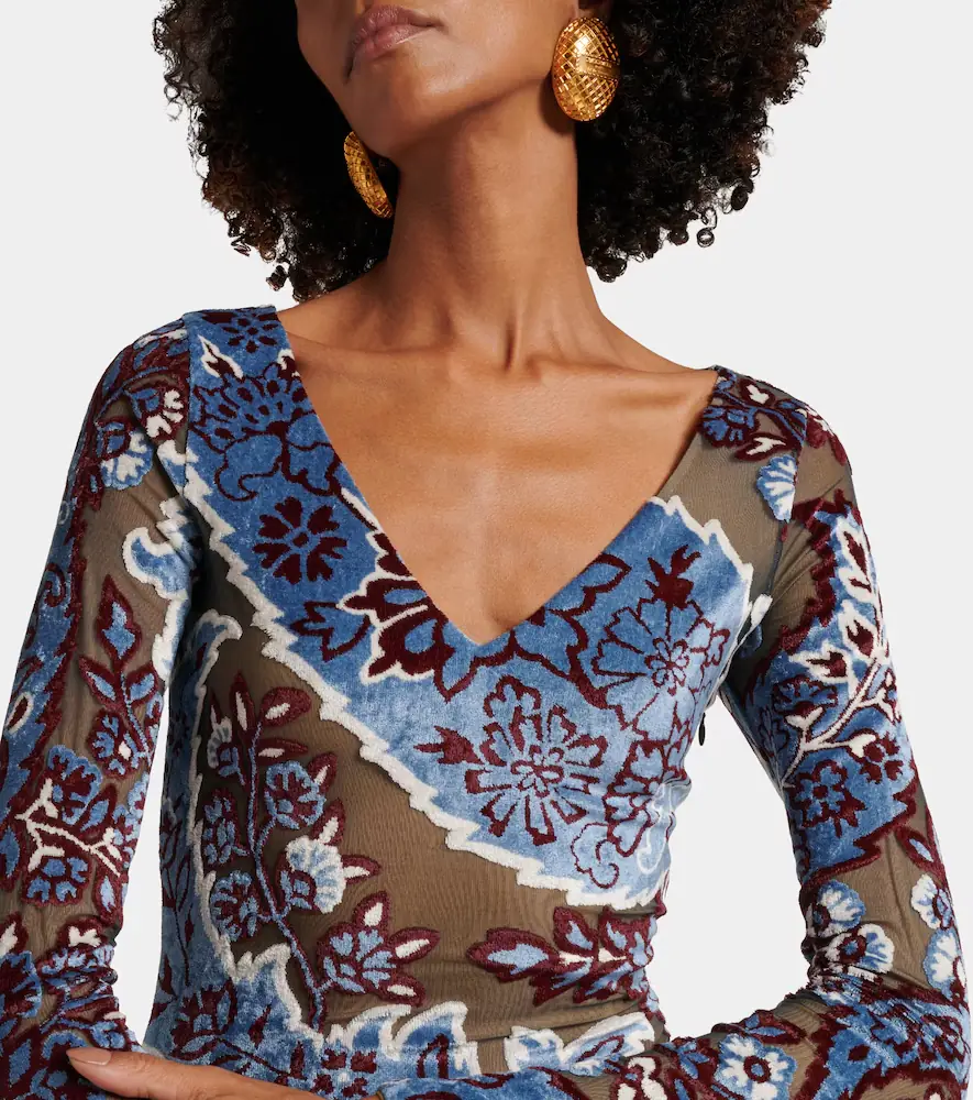 Etro Printed midi dress | Thumbnail 4 Etro Printed midi dress | Thumbnail 4