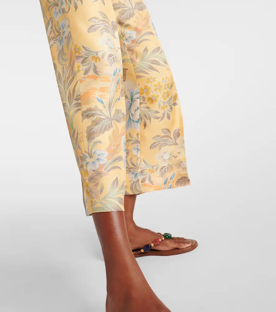 Etro Printed silk wide-leg pants | Thumbnail 6 Etro Printed silk wide-leg pants | Thumbnail 6