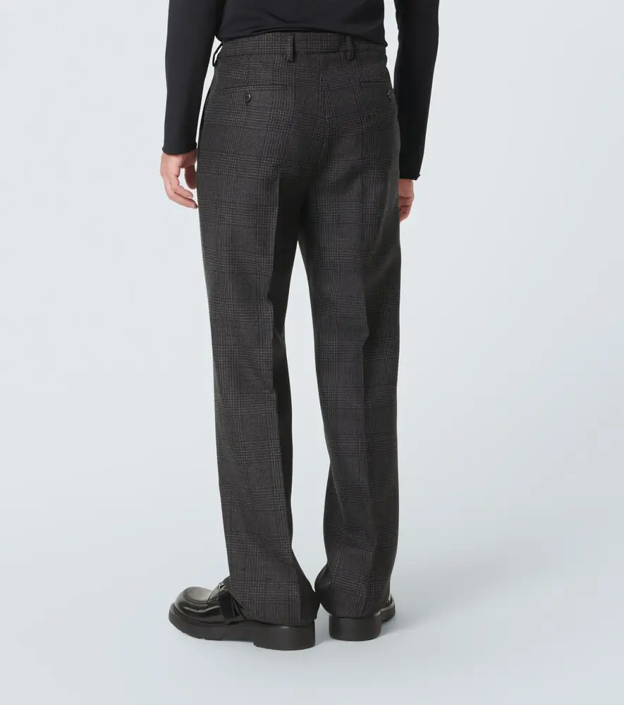Prada Prince of Wales cropped virgin wool pants | Thumbnail 5 Prada Prince of Wales cropped virgin wool pants | Thumbnail 5