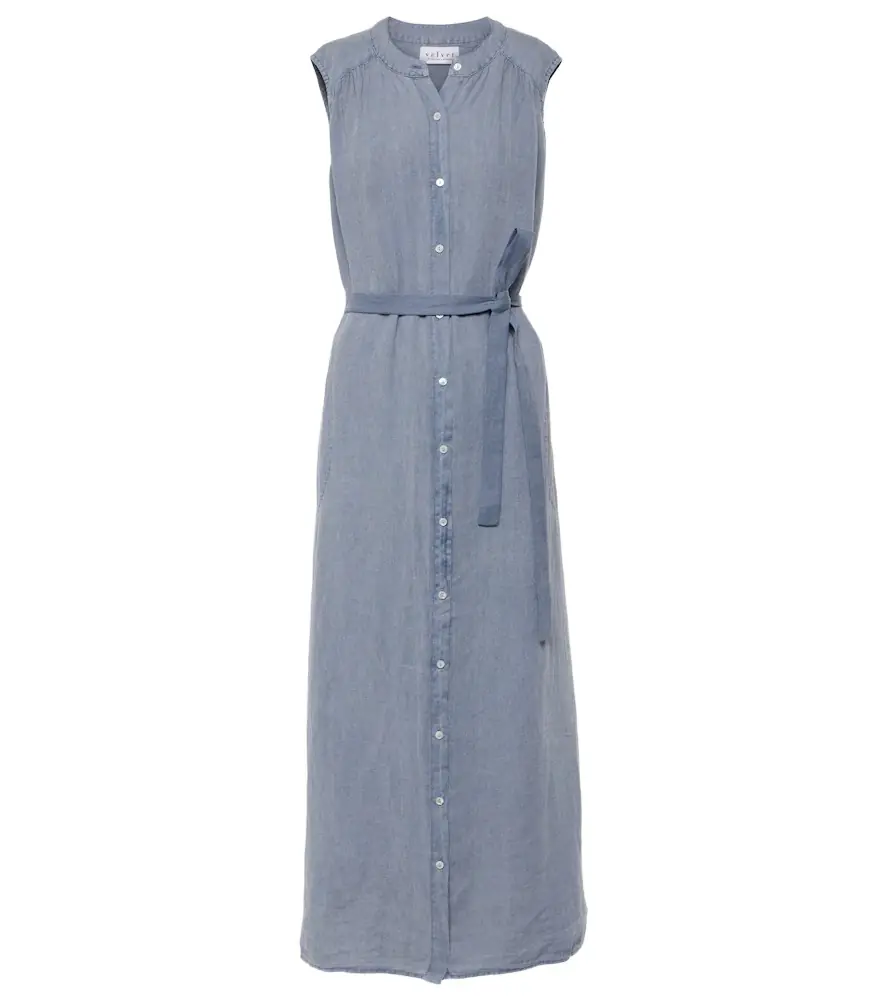 Velvet Luna linen maxi dress | Image 1 Velvet Luna linen maxi dress | Image 1