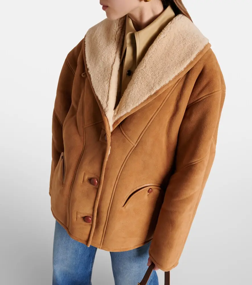 Blazé Milano Tatoosh shearling-lined suede jacket | Thumbnail 4 Blazé Milano Tatoosh shearling-lined suede jacket | Thumbnail 4