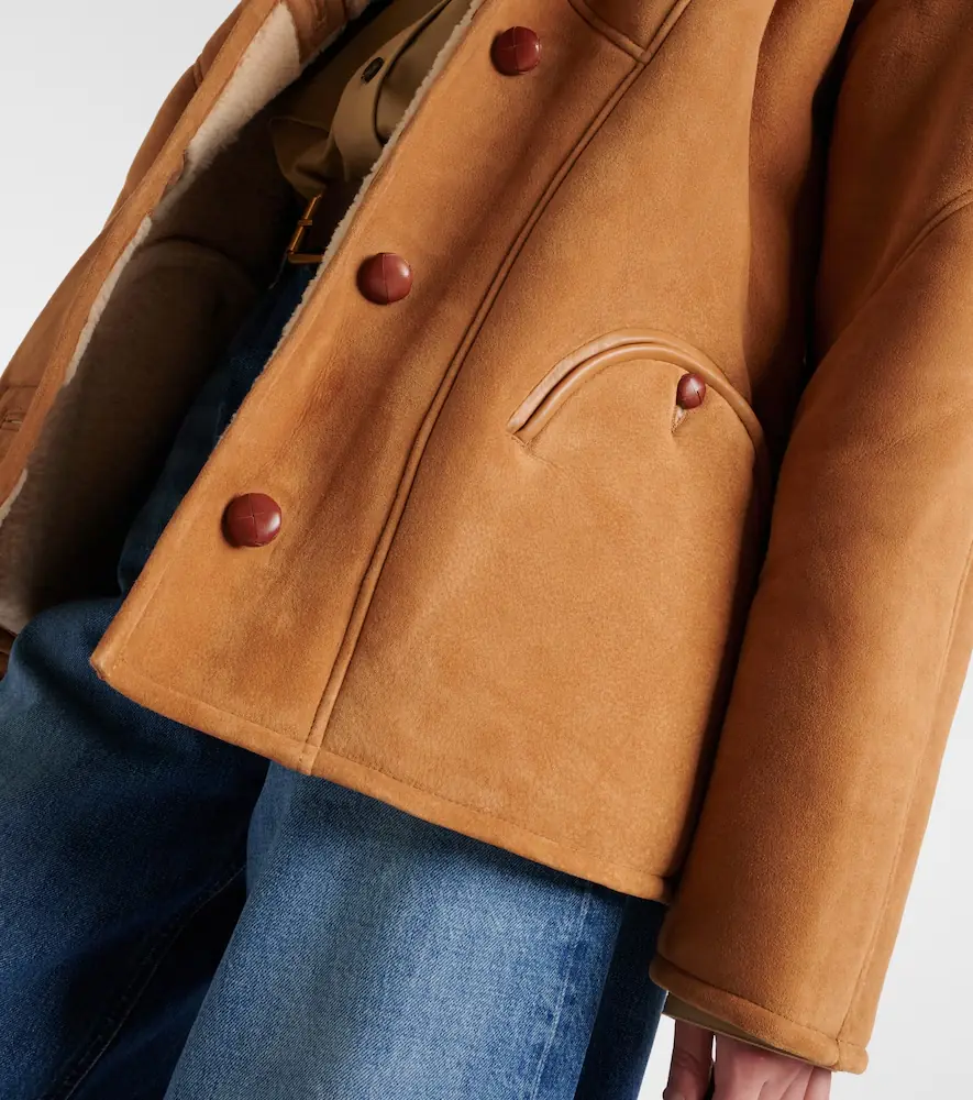 Blazé Milano Tatoosh shearling-lined suede jacket | Thumbnail 5 Blazé Milano Tatoosh shearling-lined suede jacket | Thumbnail 5