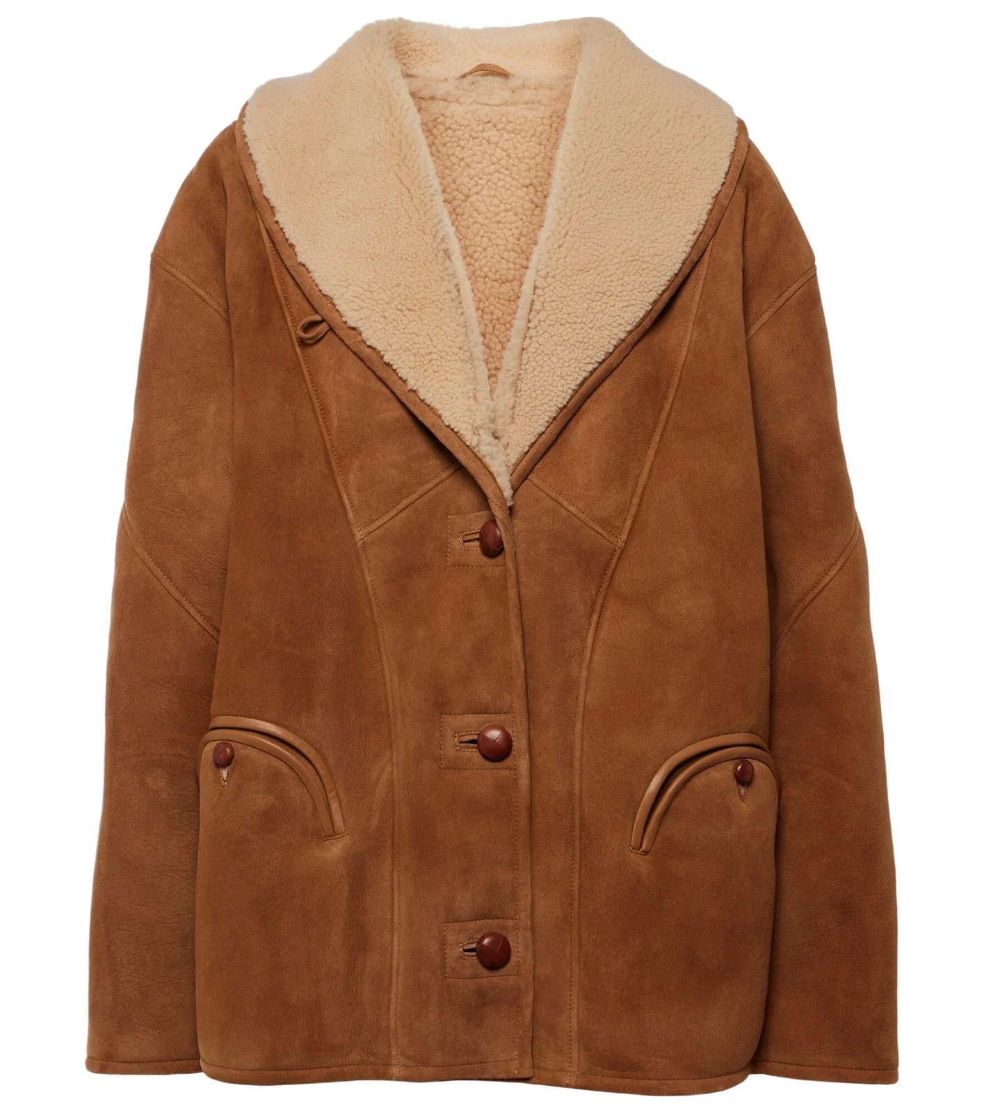 Blazé Milano Tatoosh shearling-lined suede jacket Blazé Milano Tatoosh shearling-lined suede jacket