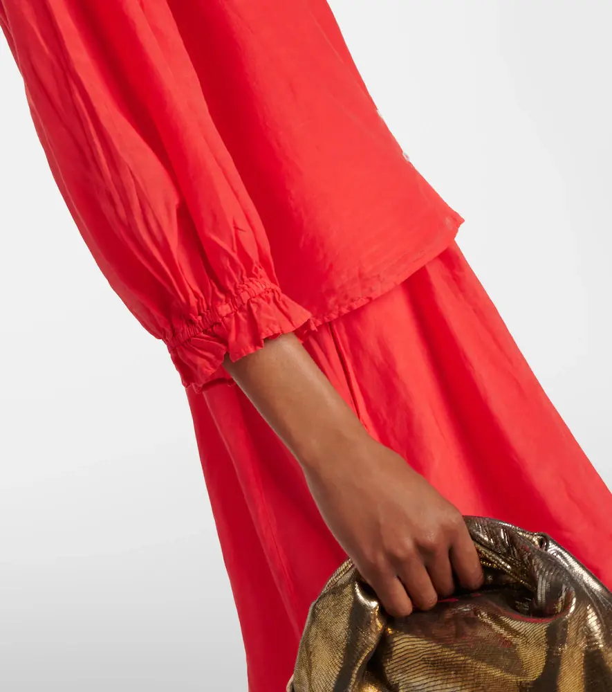 Velvet Mel cotton and silk shirt | Thumbnail 3