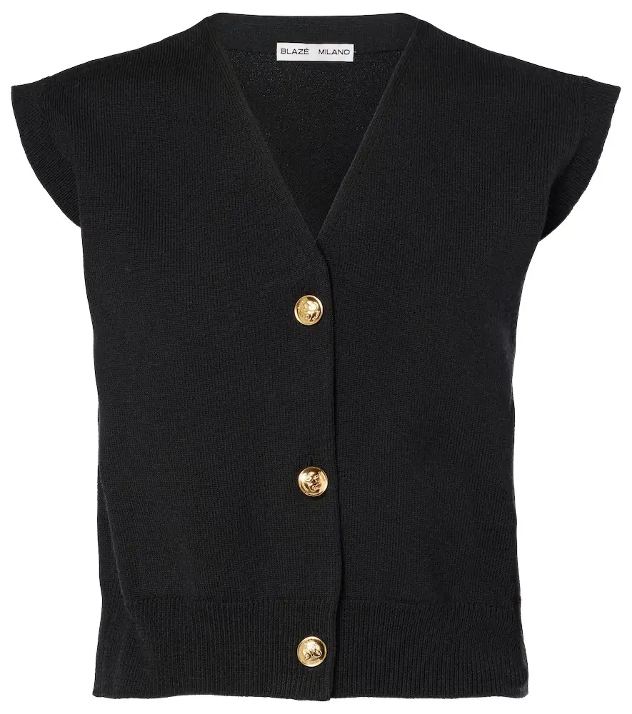 Blaze Milano Blazé Milano Wool-blend vest | Image 1 Blaze Milano Blazé Milano Wool-blend vest | Image 1
