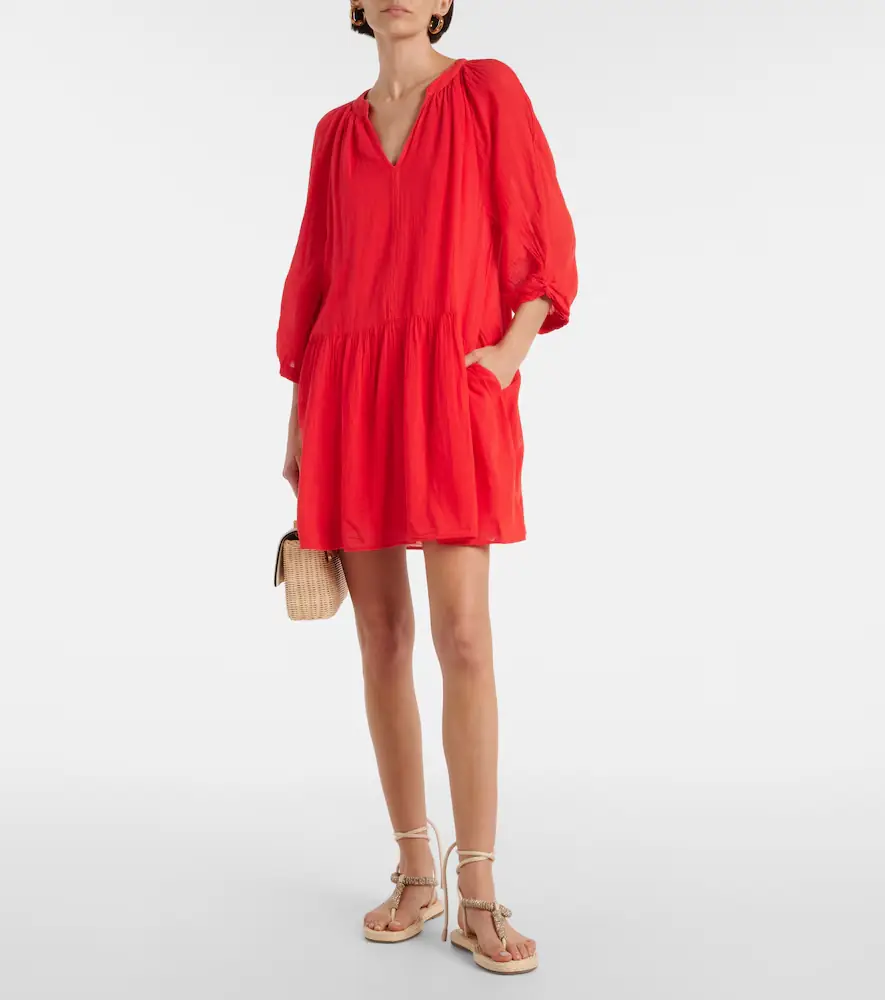 Velvet Sloan cotton minidress | Thumbnail 2