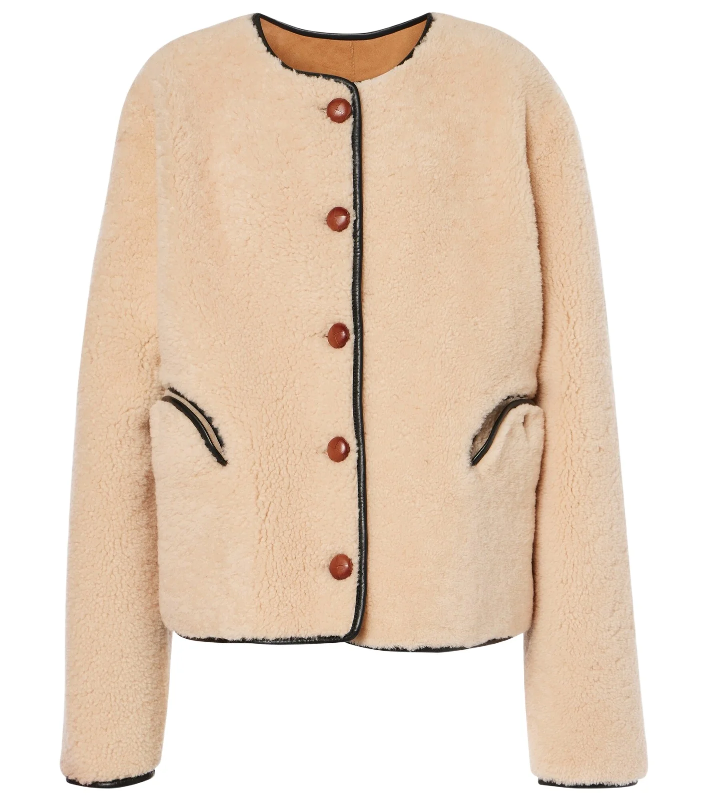 Blazé Milano Gliss reversible shearling jacket Blazé Milano Gliss reversible shearling jacket